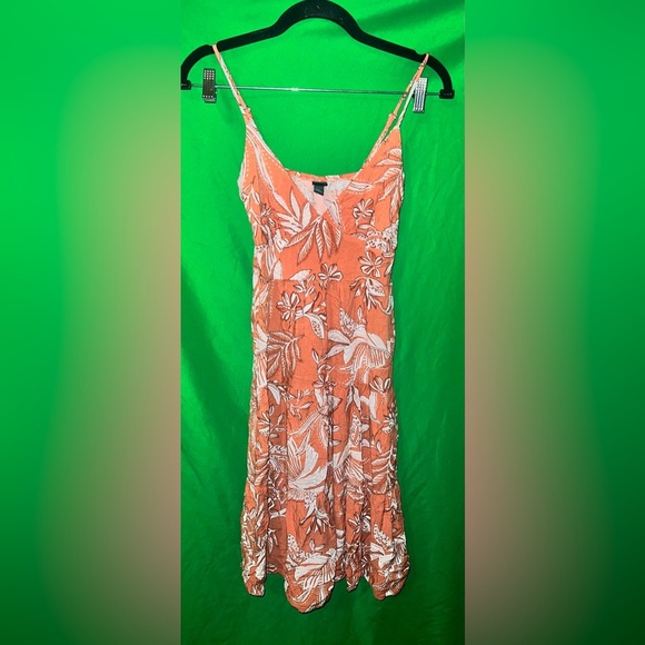 Wild Fable Floral Orange Summer Dress size XS - Picture 1 of 8
